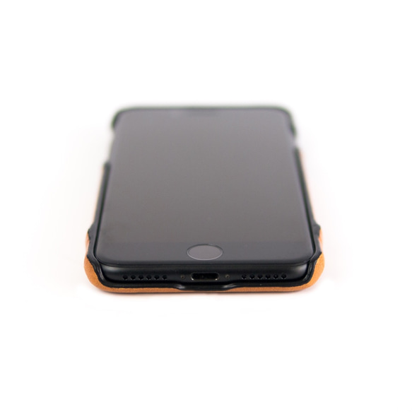 alto iPhone 7  4.7吋 真皮手機殼背蓋，Metro -淺棕/黑皮革 保護套 Leather Case 第10張的照片