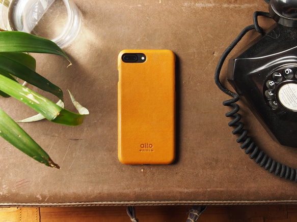 alto iPhone 7 Plus 5.5吋 真皮手機殼背蓋 Original - 淺棕色 皮革 保護套 第6張的照片