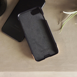 alto iPhone 7  4.7吋 真皮手機殼背蓋，Metro - 海軍藍/本色 保護套 Leather Case 第4張的照片
