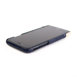 alto iPhone 7  4.7吋 真皮手機殼背蓋，Metro - 海軍藍/本色 保護套 Leather Case 第9張的照片