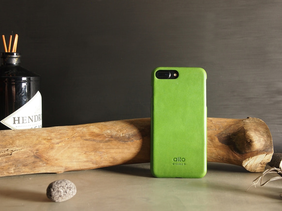 alto iPhone 7 Plus 5.5吋 真皮手機殼背蓋 Original - 草地綠 皮革 保護套 第3張的照片