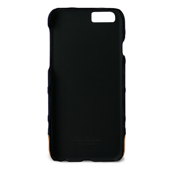 alto iPhone 6/6S 4.7吋 真皮手機殼背蓋 Denim - 藍色圓點 皮革 保護套 第6張的照片