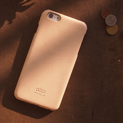 alto iPhone 6 Plus/6S Plus 真皮手機殼背蓋 Original - 原皮色 皮革 保護套 第5張的照片