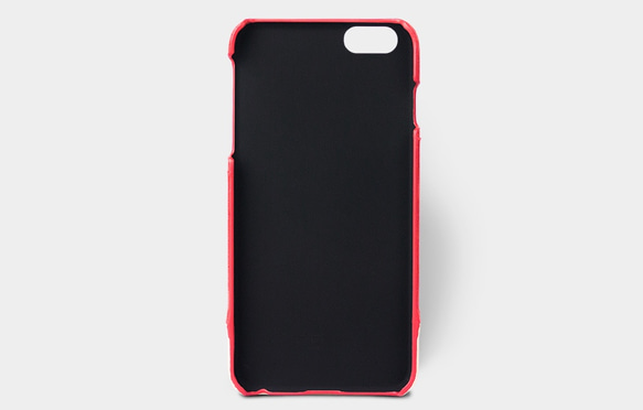 alto iPhone 6 Plus/6S Plus 真皮手機殼背蓋 Metro - 西瓜紅/本色 皮革 保護套 第8張的照片