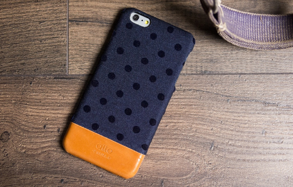 alto Denim for iPhone 6s Plus/6 Plus ネイビーバブル 2枚目の画像