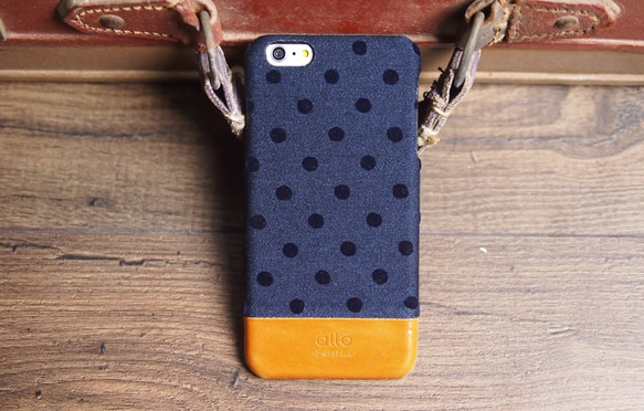 alto Denim for iPhone 6s Plus/6 Plus ネイビーバブル 5枚目の画像