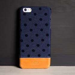 alto Denim for iPhone 6s Plus/6 Plus ネイビーバブル 6枚目の画像