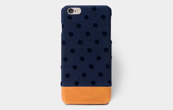 alto Denim for iPhone 6s Plus/6 Plus ネイビーバブル 7枚目の画像