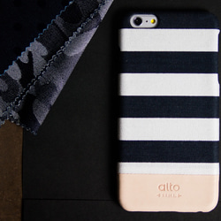 alto Denim for iPhone 6s Plus/6 Plus ホワイトストライプ 1枚目の画像