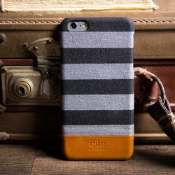 alto Denim for iPhone 6s Plus/6 Plus グレイストライプ 4枚目の画像