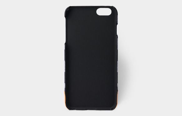 alto iPhone 6 Plus/6S Plus 真皮手機殼背蓋 Denim - 灰條紋 皮革 保護套 第8張的照片