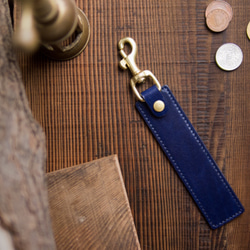 alto 本革 Keychain Stand – 紺色 1枚目の画像