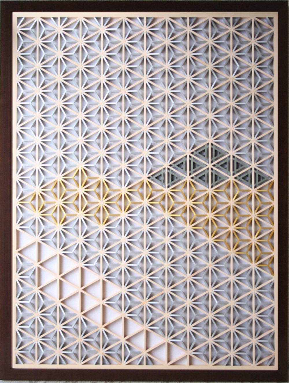 2点セット カラフルな木製アートパネル