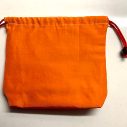 帯リメイク巾着袋（小） 3枚目の画像