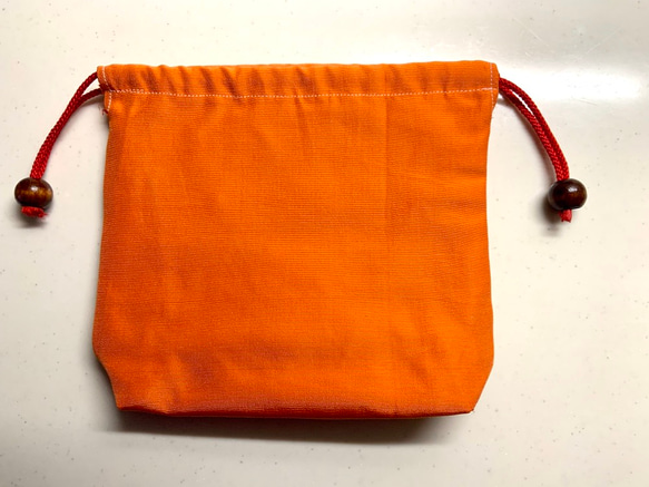 帯リメイク巾着袋（小） 3枚目の画像