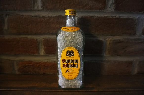 ＮＥＷ！ＬＥＤイルミネーションボトルランプ　アイスバージョン「サントリー 角瓶」ウイスキー　全国送料無料 3枚目の画像