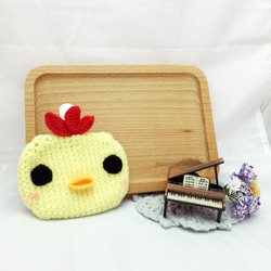 咕咕雞．平安符袋（護身符袋、御守套）～ 最溫暖可愛的彌月禮 第1張的照片