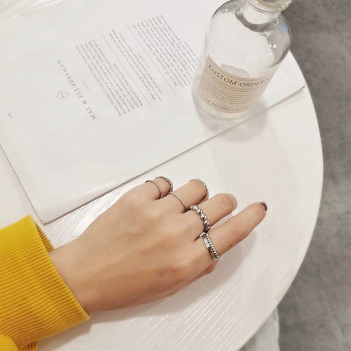 7点セット 指輪 可愛い女の子 リング 指輪シルバー リング