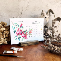 Botanical Desk Calendar 2022 卓上ボタニカルカレンダー2022 1枚目の画像