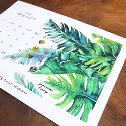 Botanical Desk Calendar 2022 卓上ボタニカルカレンダー2022 5枚目の画像