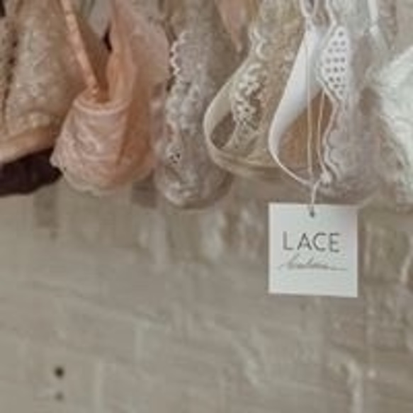 LACE Floral Black  ( フローラル ブラック ) ハンドメイドランジェリー 6枚目の画像