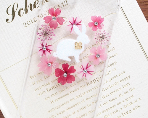 230】iphone・スマホ 押し花ケース (送料無料) iPhone手機殼 ＊koko