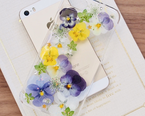 押し花ミラー❤️ビオラ 【公式通販】