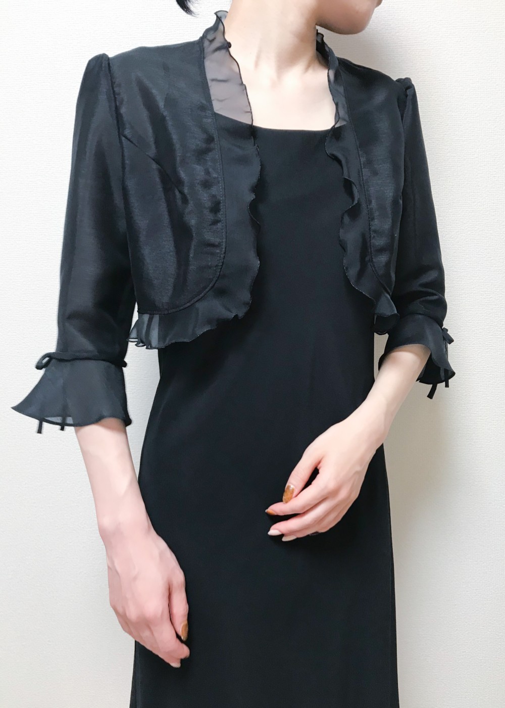 フリルショートジャケット