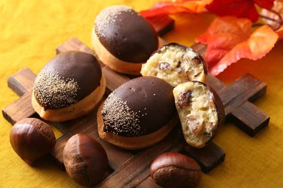 再販☆秋限定☆ほっくりマロンケーキ8個入☆栗☆ 焼き菓子