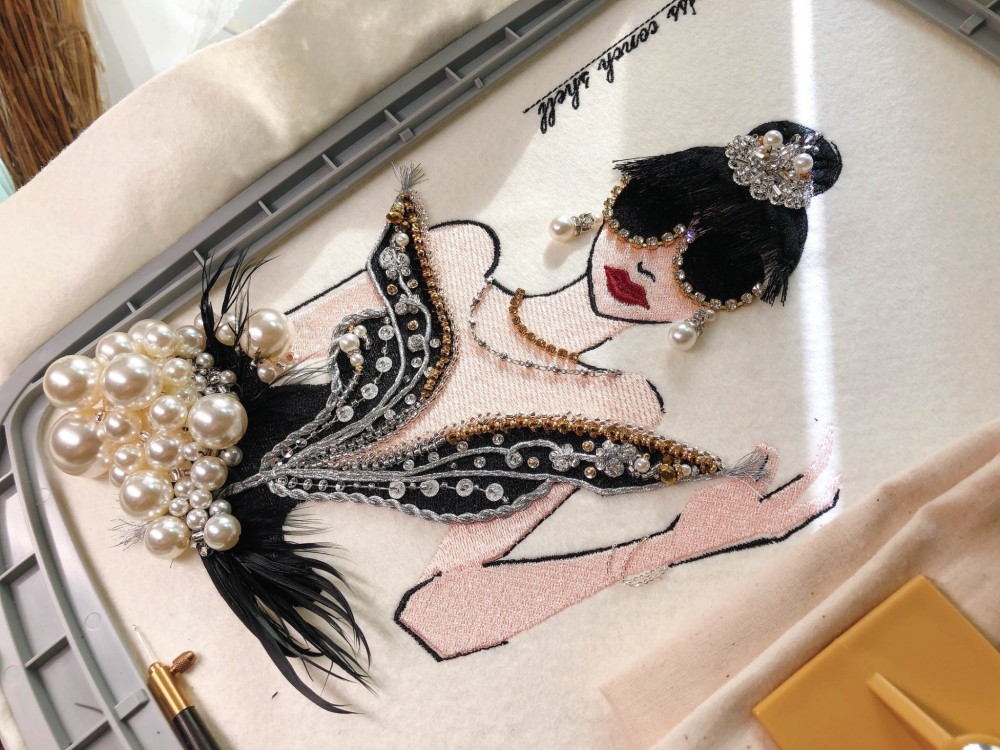 ヨーロッパ式刺繍絵タペストリー: The Violinist ヨーロッパ式刺繍絵タペストリー: The Violinist