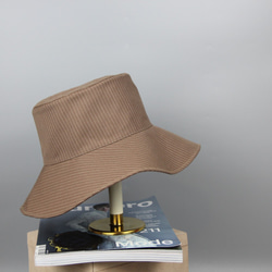 【Pinstripe line】Wool Sun hat/Packaging 1枚目の画像