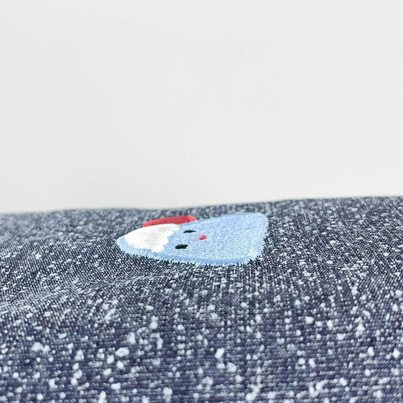 【富士山】立體刺繡/帆布手提袋/客製化 第6張的照片