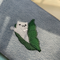 Good Times 猫刺繍アイロン布/ステッカー/ブローチ 7枚目の画像