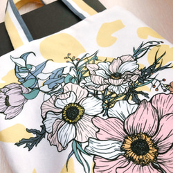 【LDOHM  Anemone Gathered Tote Bag】Original Printing&Pattern 5枚目の画像
