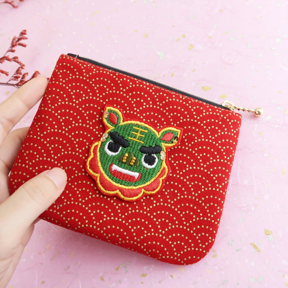 【Taiwan Lion Dance】Red Envelopes/Coin purse/Water repellent 4枚目の画像