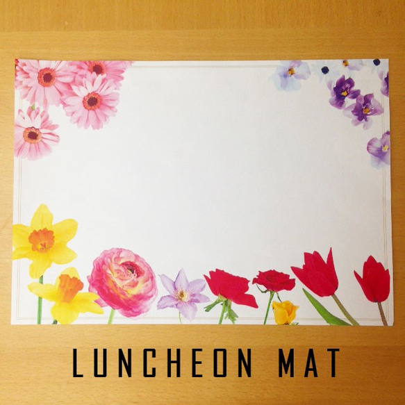 LUNCHEON MAT＊お花 1枚目の画像