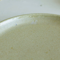 NEW! 台形　プレート皿　マットな黄茶系　梅幸茶色　陶器　ケーキ皿 6枚目の画像