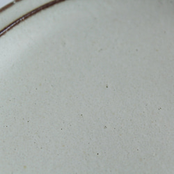 小皿 丸の小皿　やさしい雰囲気の白マット系　陶器 5枚目の画像