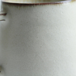 マグスープカップ　やさしい雰囲気の白マット系　陶器 7枚目の画像