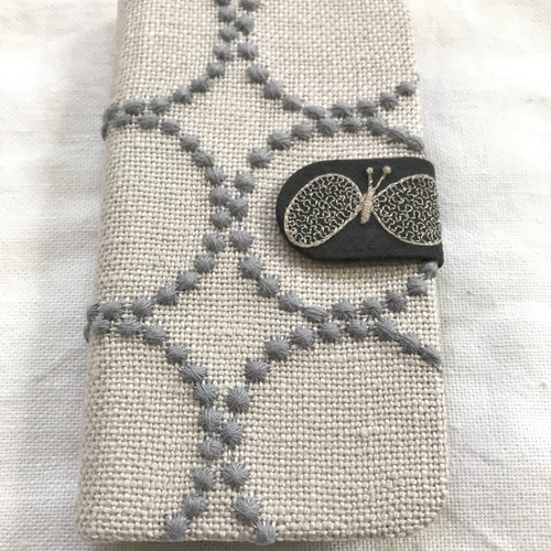 ミナペルホネンタンバリン Whitelight grayミニ6ハンドメイド作家様