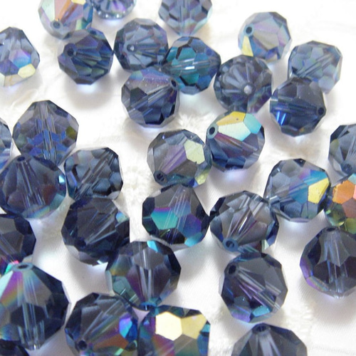 ヴィンテージスワロフスキー 廃盤カット Art.5300 モンタナ 青 ブルー