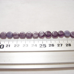 ヴィンテージガラスビーズ 8mm 紫系 バイオレット チェリーブランド 通販no.12 4枚目の画像
