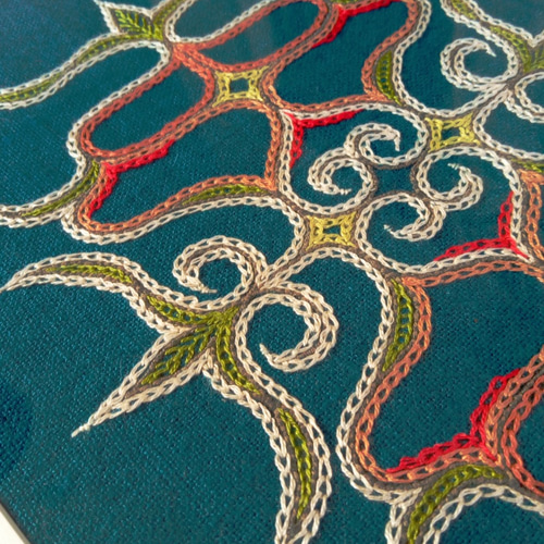 アイヌ刺繍 タペストリー