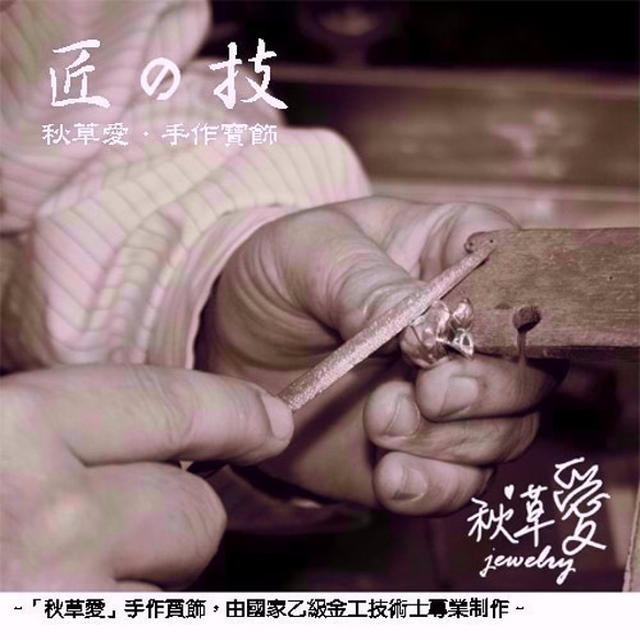 純銀英文單字刻字項鍊-圈住幸福(圓型釉彩)- Ailsa秋草愛 第7張的照片