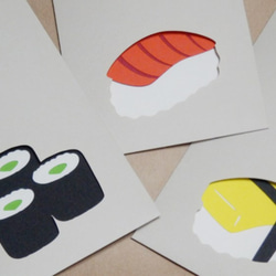 抜き絵封筒（ポチ袋）　OSUSHI 3枚目の画像