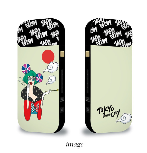 iQOSステッカー☆fashionイラスト『GaGajaponism』 アイコスケース 
