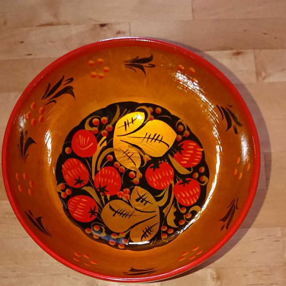 特別オファー ラッカーお皿 工芸品 ロシア 木造 中皿 10331169 通販 lovely 工芸品
