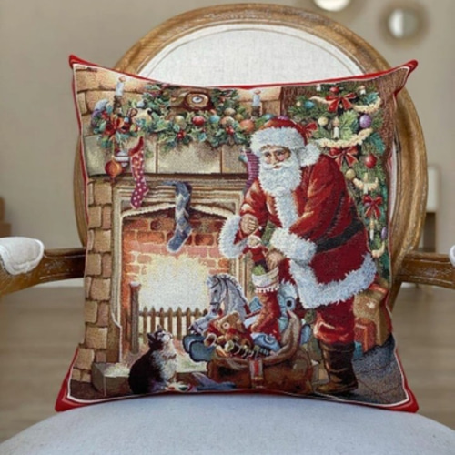 Creema限定クリスマス2020』ヨーロッパ輸入ファブリック ゴブラン織り