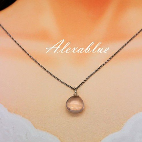 スターローズクォーツ ネックレス 天然石（silver925）☆送料