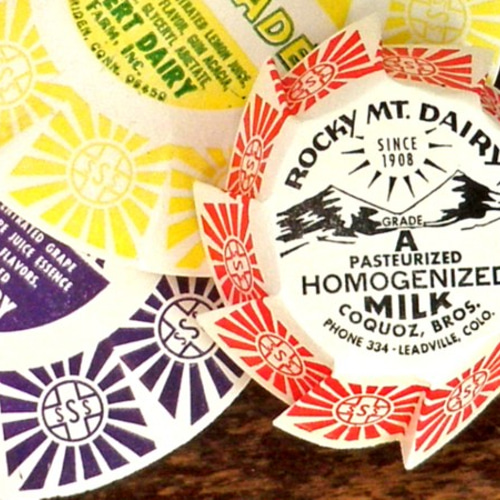 アメリカ Vintage ミルクラッパー3色セット【U.S.A.】 DA-CO035 包装紙